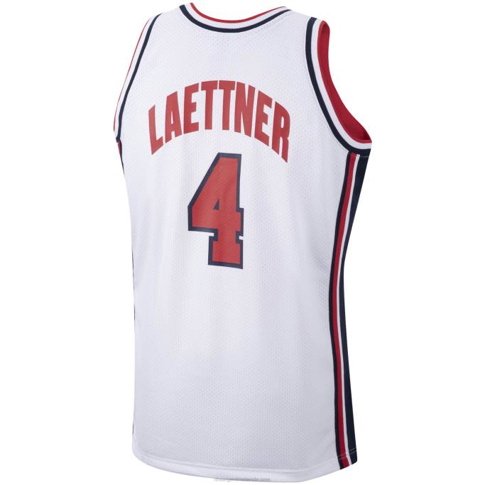 NBA 0F6D2920 usa basketball christian laettner mitchell & ness blanco auténtico 1992 jersey