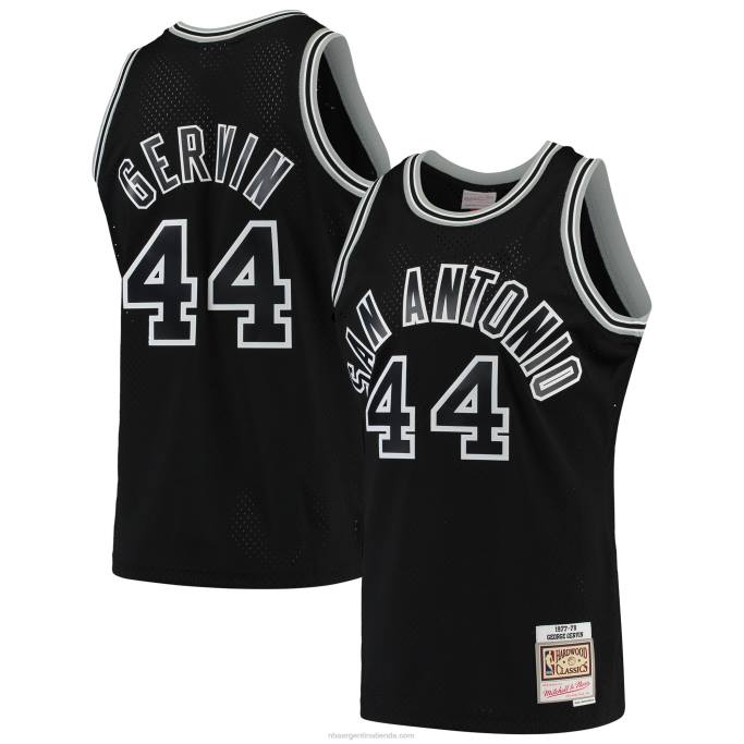 NBA 0F6D4310 san antonio spurs george gervin negro 1977-78 hardwood classics swingman player jersey