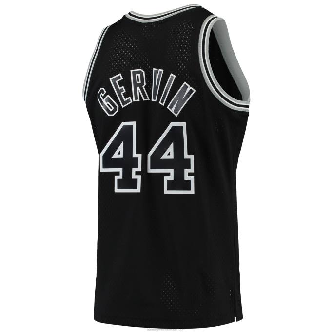 NBA 0F6D4310 san antonio spurs george gervin negro 1977-78 hardwood classics swingman player jersey