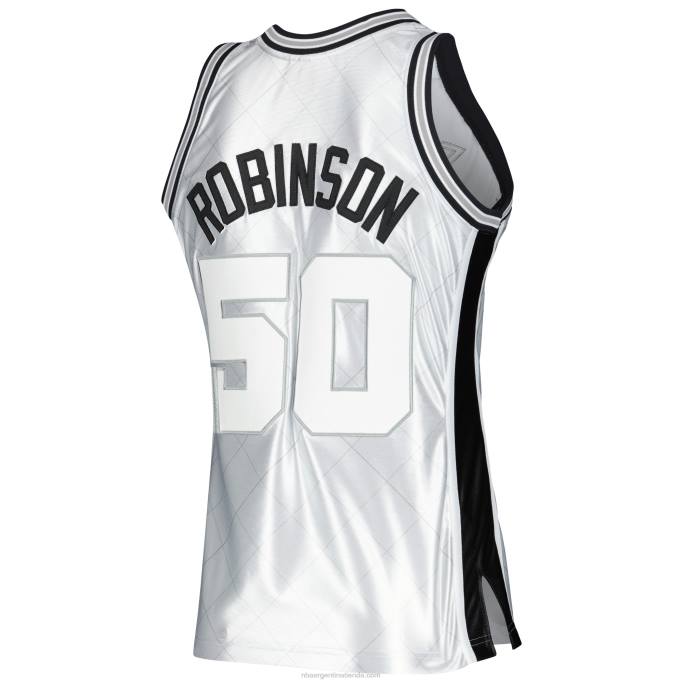 NBA 0F6D5725 san antonio spurs david robinson platino hardwood classics 75th aniversario swingman jersey