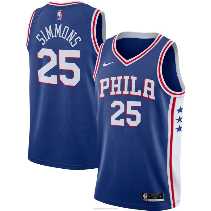 NBA 0F6D10694 philadelphia 76ers ben simmons nike royal swingman camiseta