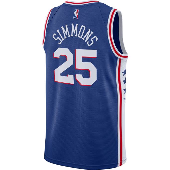 NBA 0F6D10694 philadelphia 76ers ben simmons nike royal swingman camiseta