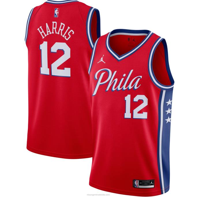 NBA 0F6D11463 philadelphia 76ers tobias harris jordan brand rojo swingman jersey