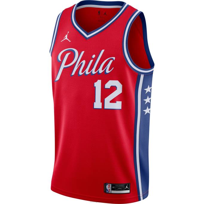 NBA 0F6D11463 philadelphia 76ers tobias harris jordan brand rojo swingman jersey