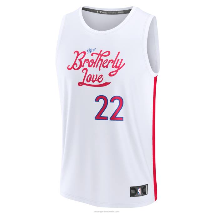 NBA 0F6D2009 camiseta philadelphia 76ers matisse thybulle blanca fastbreak