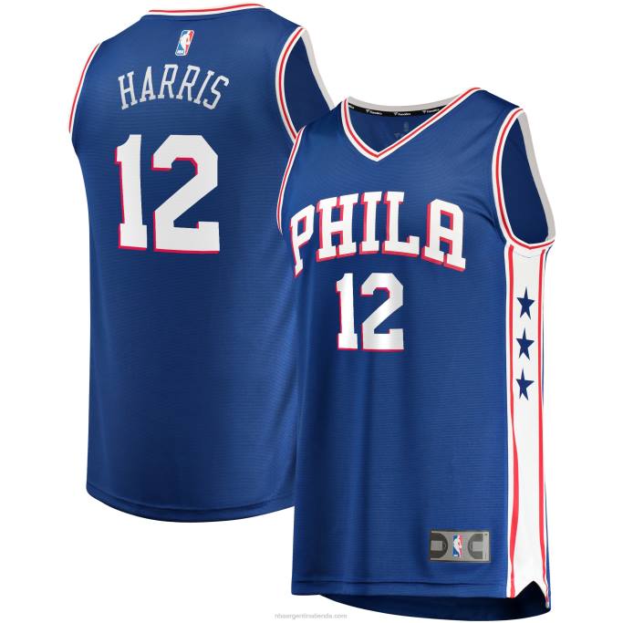 NBA 0F6D2301 philadelphia 76ers tobias harris royal fast break replica jugador camiseta del equipo