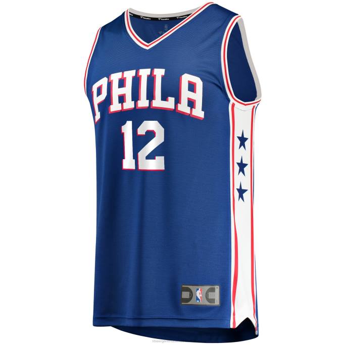 NBA 0F6D2301 philadelphia 76ers tobias harris royal fast break replica jugador camiseta del equipo