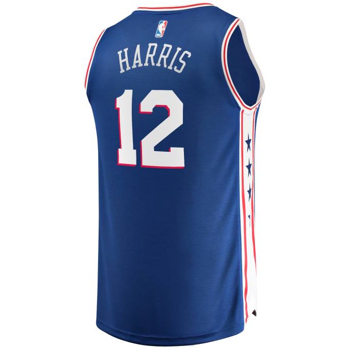 NBA 0F6D2301 philadelphia 76ers tobias harris royal fast break replica jugador camiseta del equipo