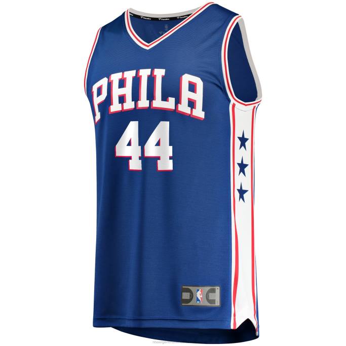 NBA 0F6D5421 réplica de camiseta philadelphia 76ers paul reed royal fast break