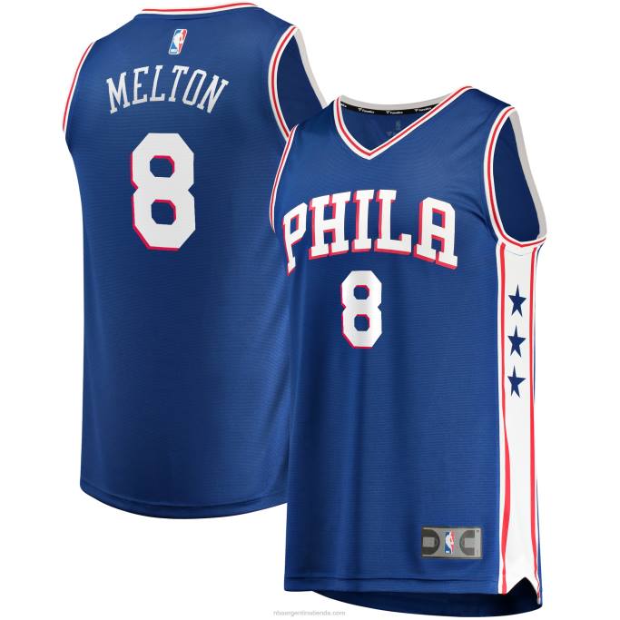 NBA 0F6D6157 réplica de la camiseta royal fast break de de'anthony melton de los 76ers de filadelfia