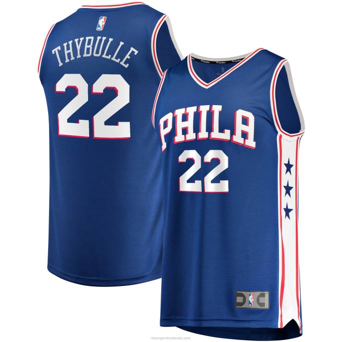 NBA 0F6D6465 philadelphia 76ers matisse thybulle royal fast break réplica playera del equipo