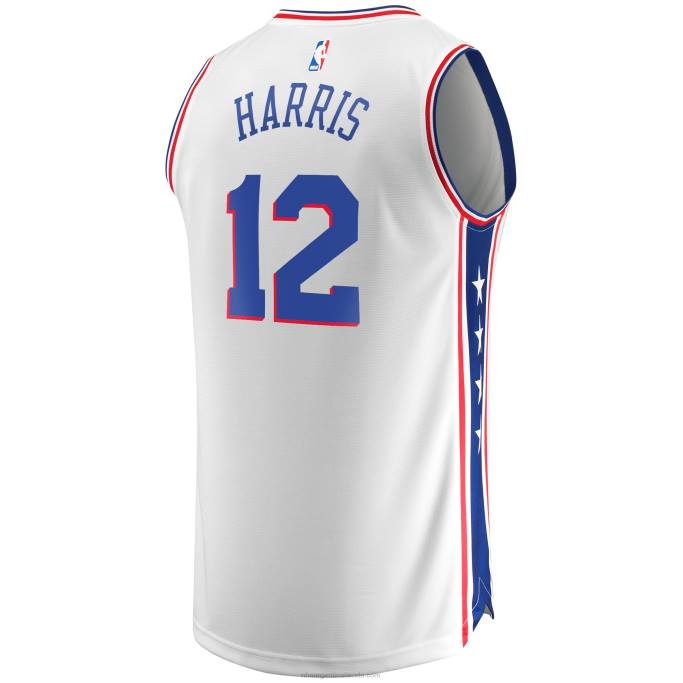 NBA 0F6D6813 philadelphia 76ers tobias harris blanco fast break replica jugador camiseta del equipo