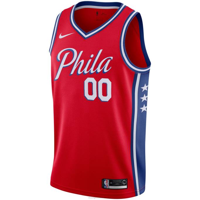 NBA 0F6D7494 camiseta philadelphia 76ers nike roja personalizada swingman