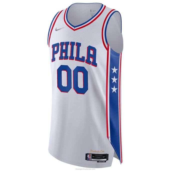 NBA 0F6D7766 philadelphia 76ers nike blanco diamante auténtico personalizado jersey