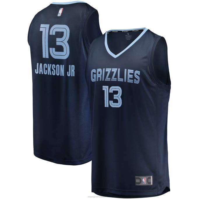 NBA 0F6D1120 los grizzlies de memphis jaren jackson jr. camiseta de jugador de contraataque azul marino