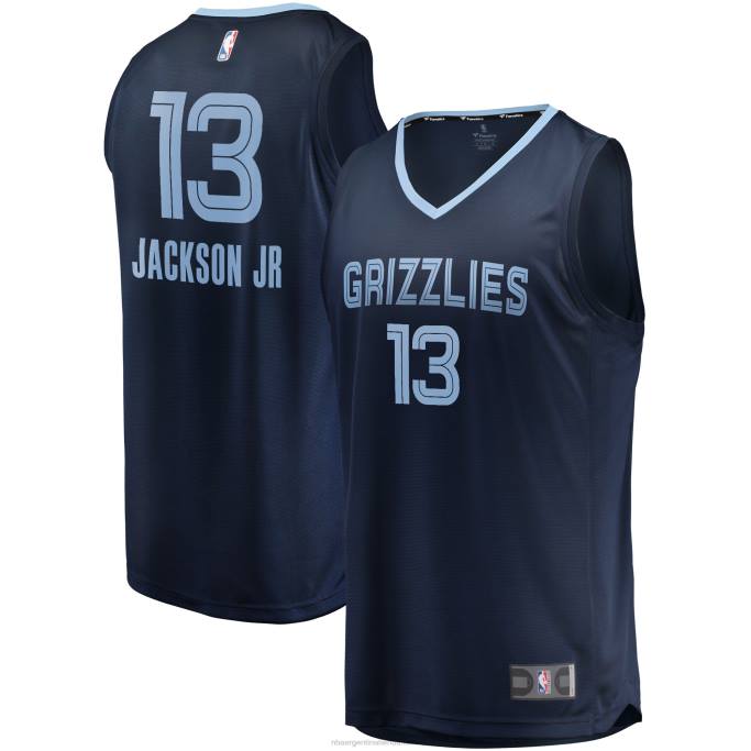 NBA 0F6D1120 los grizzlies de memphis jaren jackson jr. camiseta de jugador de contraataque azul marino