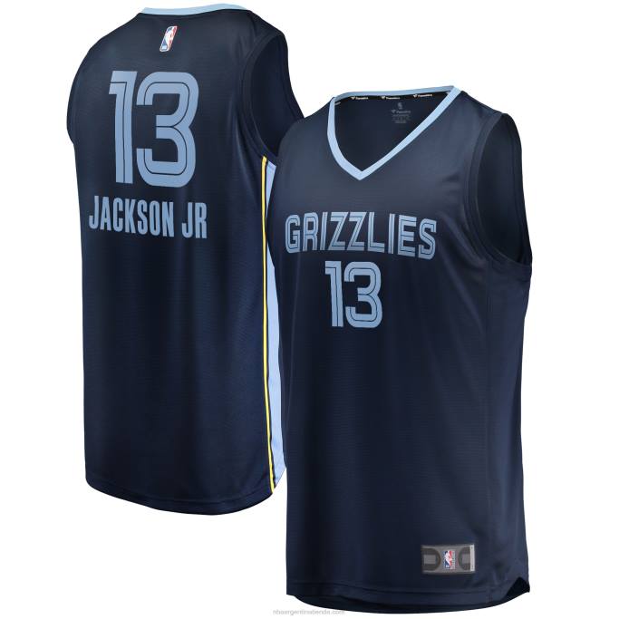 NBA 0F6D1990 los grizzlies de memphis jaren jackson jr. Réplica de maillot azul marino Fast Break