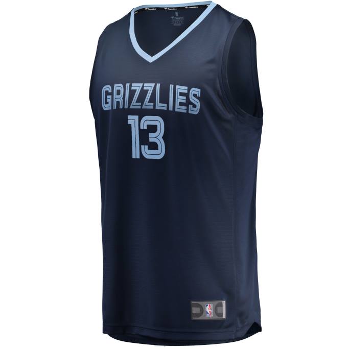 NBA 0F6D1990 los grizzlies de memphis jaren jackson jr. Réplica de maillot azul marino Fast Break