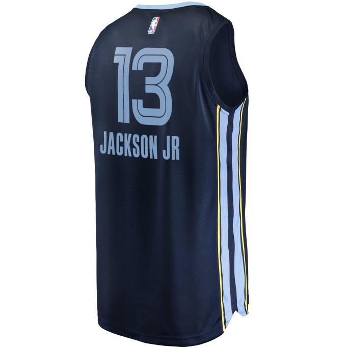 NBA 0F6D1990 los grizzlies de memphis jaren jackson jr. Réplica de maillot azul marino Fast Break