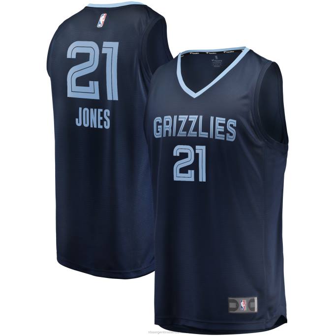 NBA 0F6D2860 memphis grizzlies tyus jones camiseta de jugador de ruptura rápida azul marino