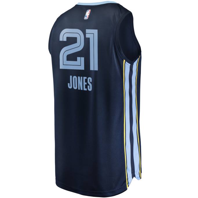 NBA 0F6D2860 memphis grizzlies tyus jones camiseta de jugador de ruptura rápida azul marino