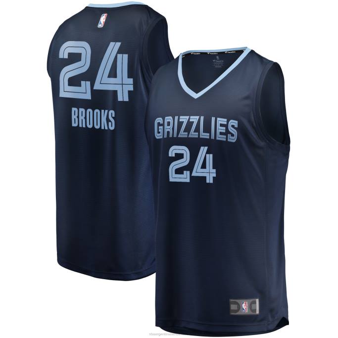 NBA 0F6D502 memphis grizzlies dillon brooks camiseta de jugador de ruptura rápida azul marino
