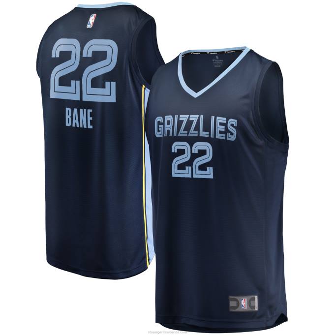 NBA 0F6D509 réplica de camiseta de los grizzlies de memphis desmond bane azul marino fast break