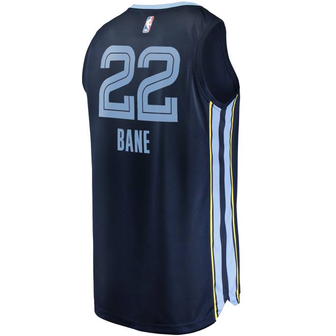 NBA 0F6D509 réplica de camiseta de los grizzlies de memphis desmond bane azul marino fast break