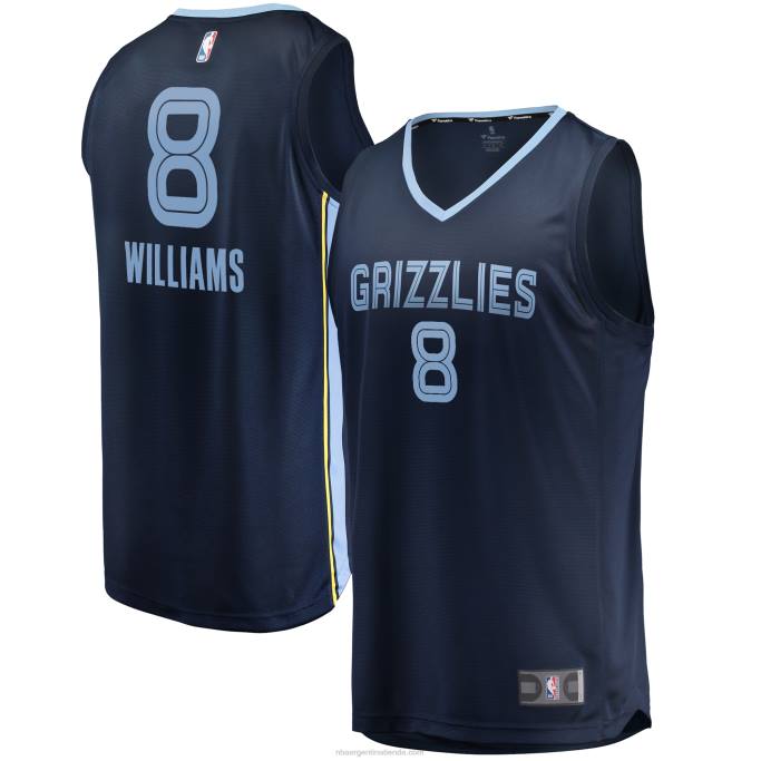 NBA 0F6D7459 réplica de jersey de memphis grizzlies azul marino ziaire williams fast break