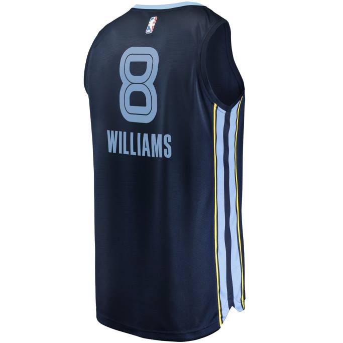 NBA 0F6D7459 réplica de jersey de memphis grizzlies azul marino ziaire williams fast break