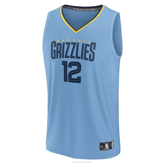 NBA 0F6D755 camiseta réplica de jugador de memphis grizzlies ja morant azul claro fast break