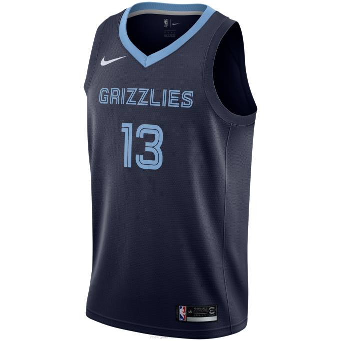 NBA 0F6D7750 camiseta de los grizzlies de memphis jaren jackson nike azul marino del equipo swingman