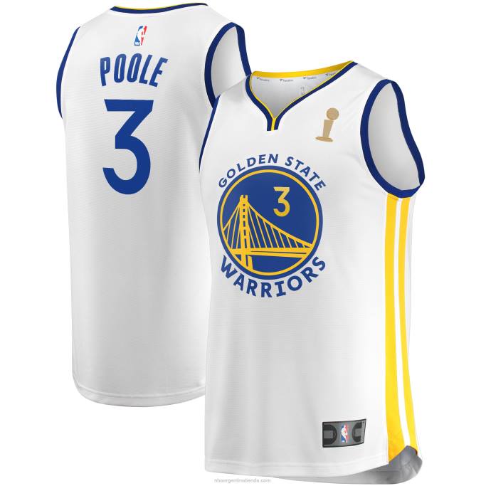 NBA 0F6D1197 golden state warriors jordan poole white final champions fast break replica player jersey