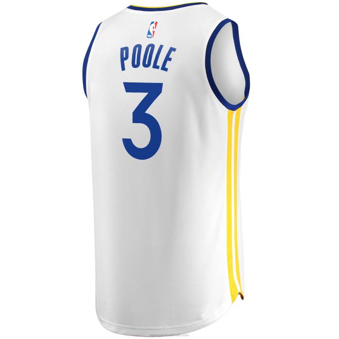 NBA 0F6D1197 golden state warriors jordan poole white final champions fast break replica player jersey