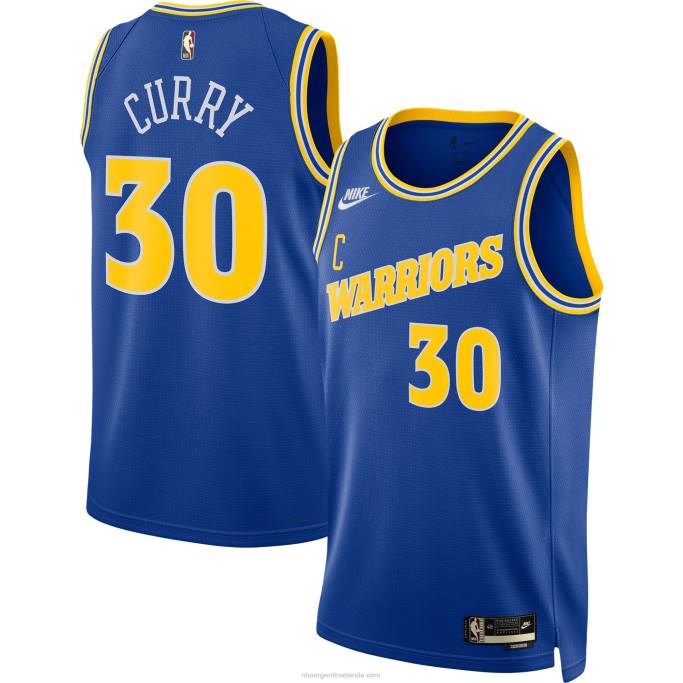 NBA 0F6D26 camiseta de los guerreros del estado dorado stephen curry nike royal swingman