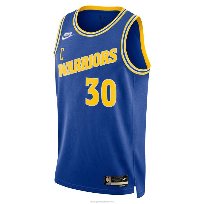 NBA 0F6D26 camiseta de los guerreros del estado dorado stephen curry nike royal swingman