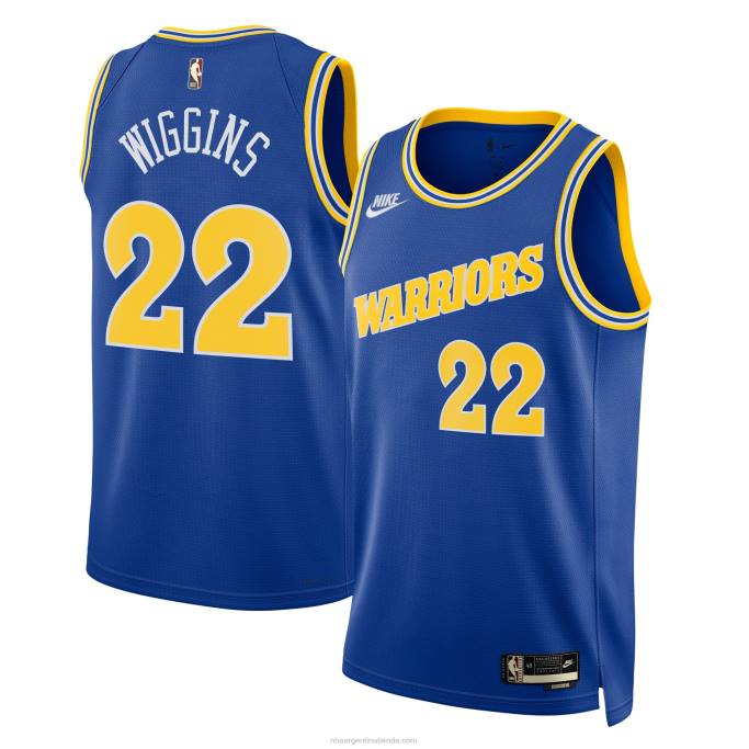 NBA 0F6D2857 camiseta golden state warriors andrew wiggins nike azul swingman