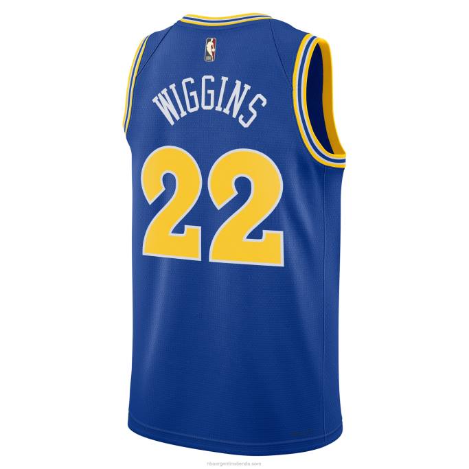 NBA 0F6D2857 camiseta golden state warriors andrew wiggins nike azul swingman