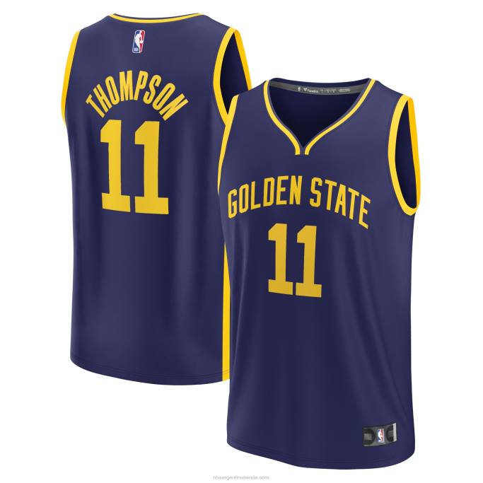 NBA 0F6D339 golden state warriors klay thompson navy fast break replica jugador jersey