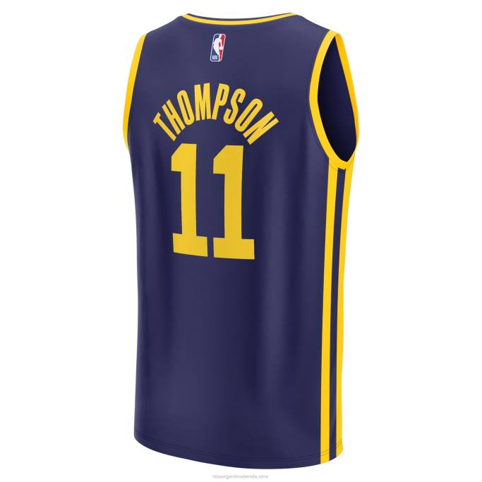 NBA 0F6D339 golden state warriors klay thompson navy fast break replica jugador jersey
