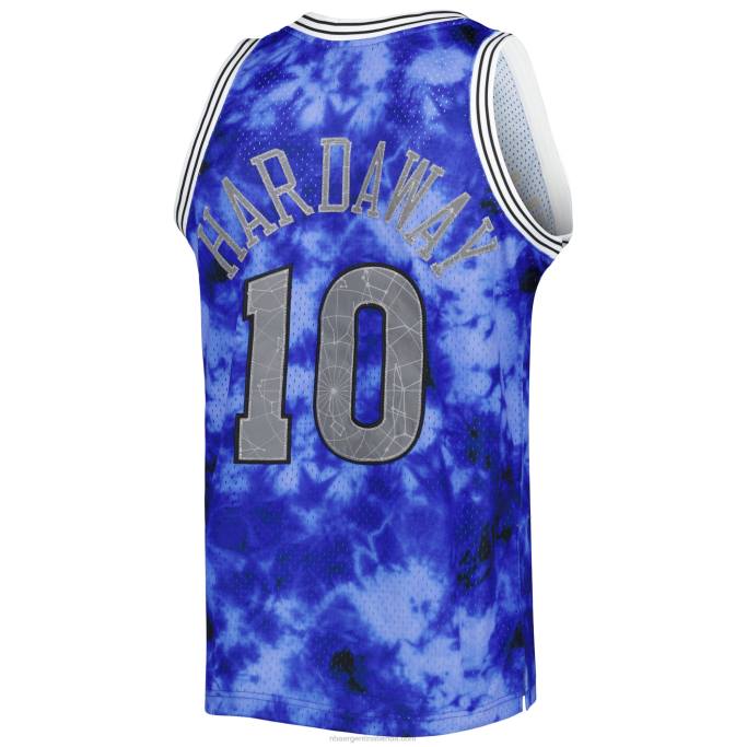 NBA 0F6D4113 camiseta golden state warriors tim hardaway mitchell & ness azul 1990-91 galaxy swingman