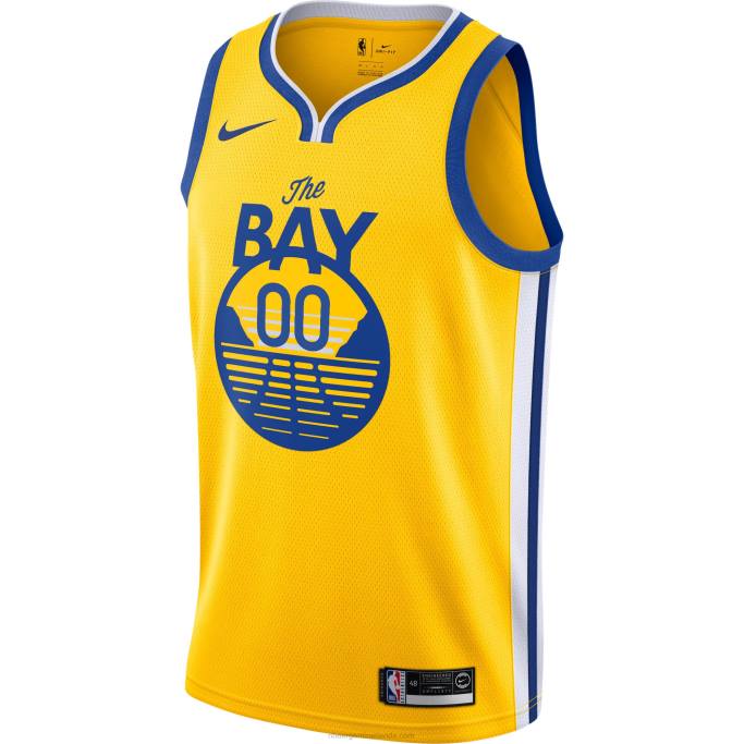 NBA 0F6D4127 camiseta golden state warriors nike amarilla custom swingman