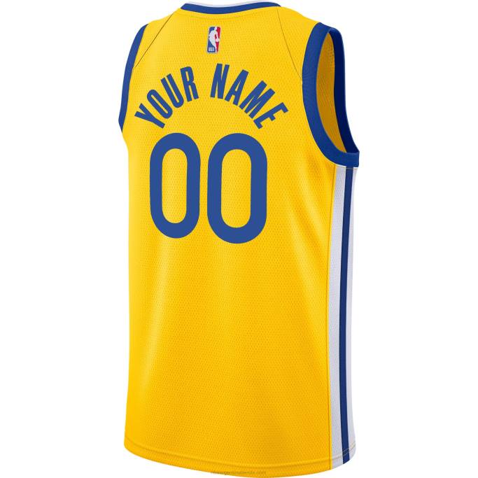 NBA 0F6D4127 camiseta golden state warriors nike amarilla custom swingman
