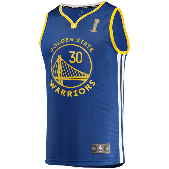 NBA 0F6D42 golden state warriors stephen curry royal final champions fast break replica jugador jersey