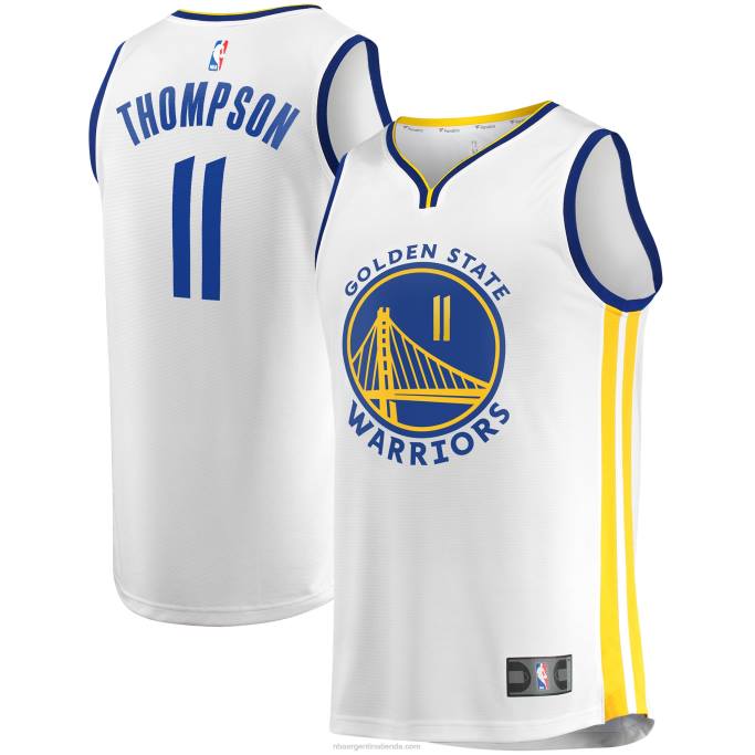 NBA 0F6D523 golden state warriors klay thompson blanco fast break replica jugador jersey