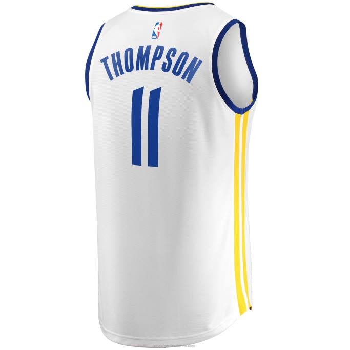 NBA 0F6D523 golden state warriors klay thompson blanco fast break replica jugador jersey