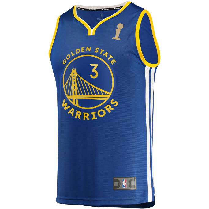 NBA 0F6D619 golden state warriors jordan poole royal final champions fast break replica jugador jersey
