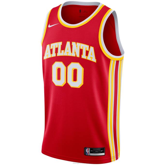 NBA 0F6D1716 atlanta hawks nike rojo swingman camiseta personalizada