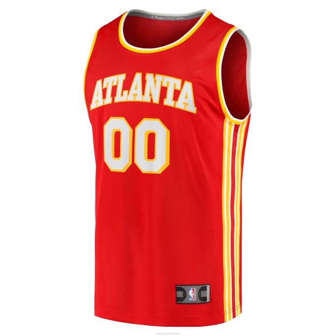 NBA 0F6D7139 atlanta hawks rojo 2020 fast break réplica camiseta personalizada