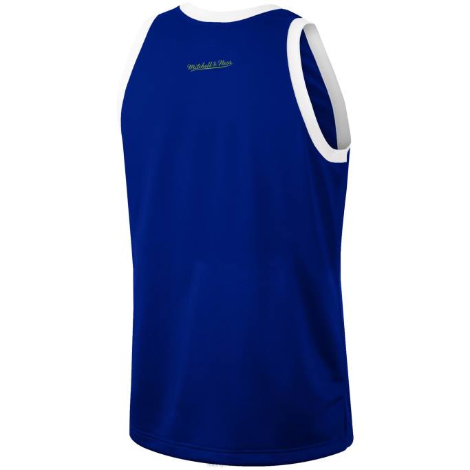 NBA 0F6D8013 atlanta hawks mitchell & ness blue hardwood classics equipo herencia moda jersey